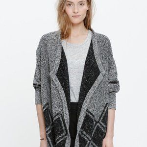 Madewell All Angles Cardigan Sweater in Marked Ebony Sz XS/S